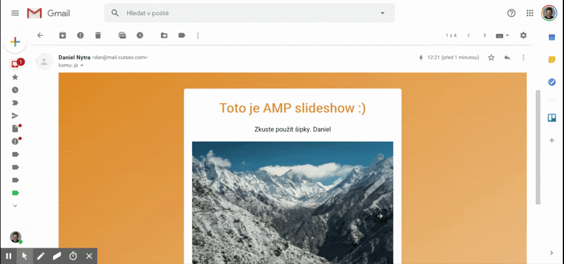 AMP email 